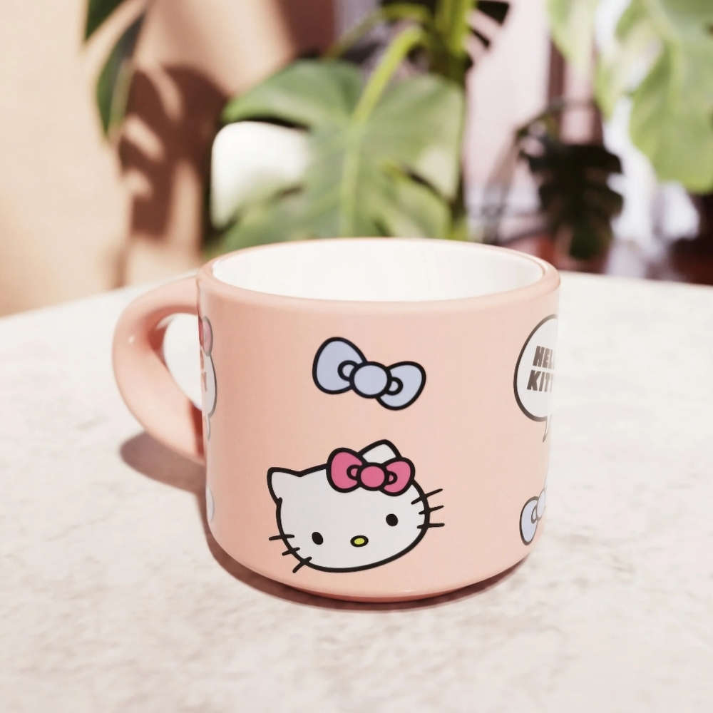 Hello Kitty Pink Ceramic Haven Espresso Mug 3oz